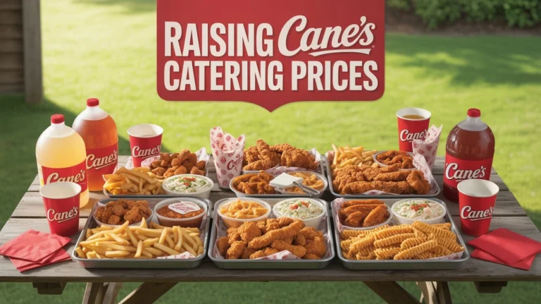 Raising Cane's catering prices