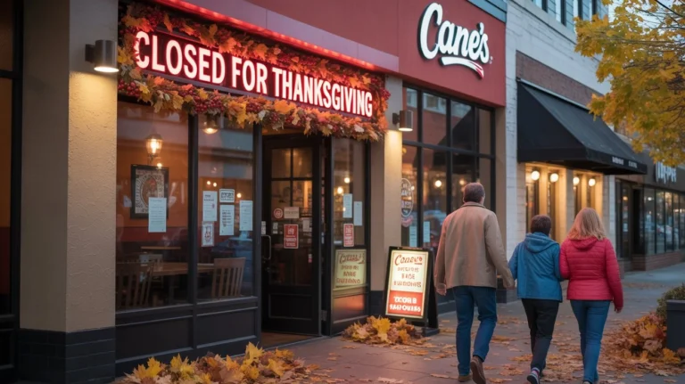 Is Cane’s Open On Thanksgiving