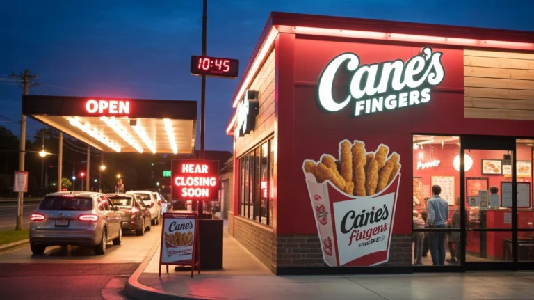 What Time Does Cane's Close