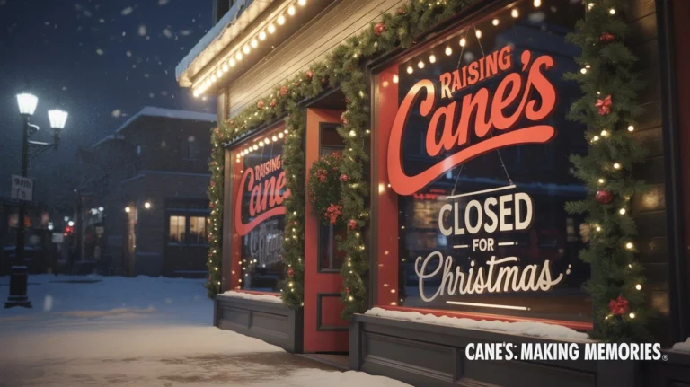 Is Cane's Open on Christmas