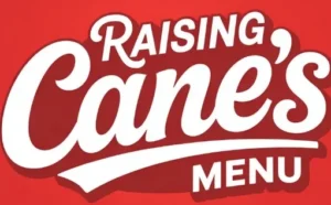 Raising Cane's menu logo