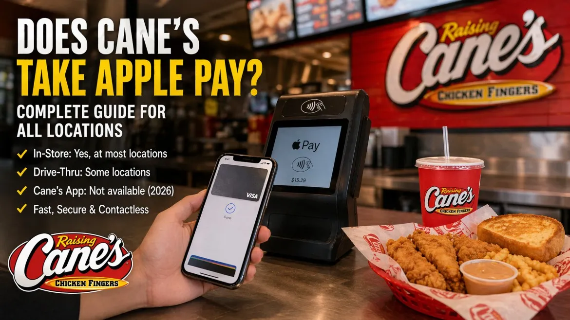 Does Canes take Apple Pay
