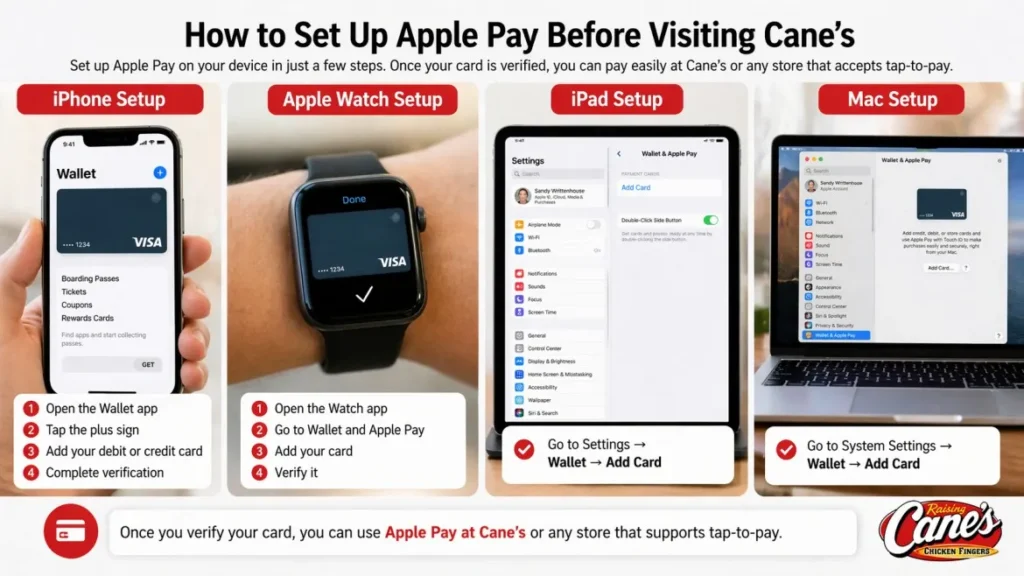 How to Set Up Apple Pay Before Visiting Cane’s
