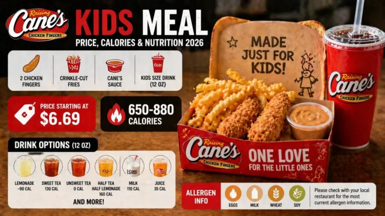Raising Cane’s Kids Meal
