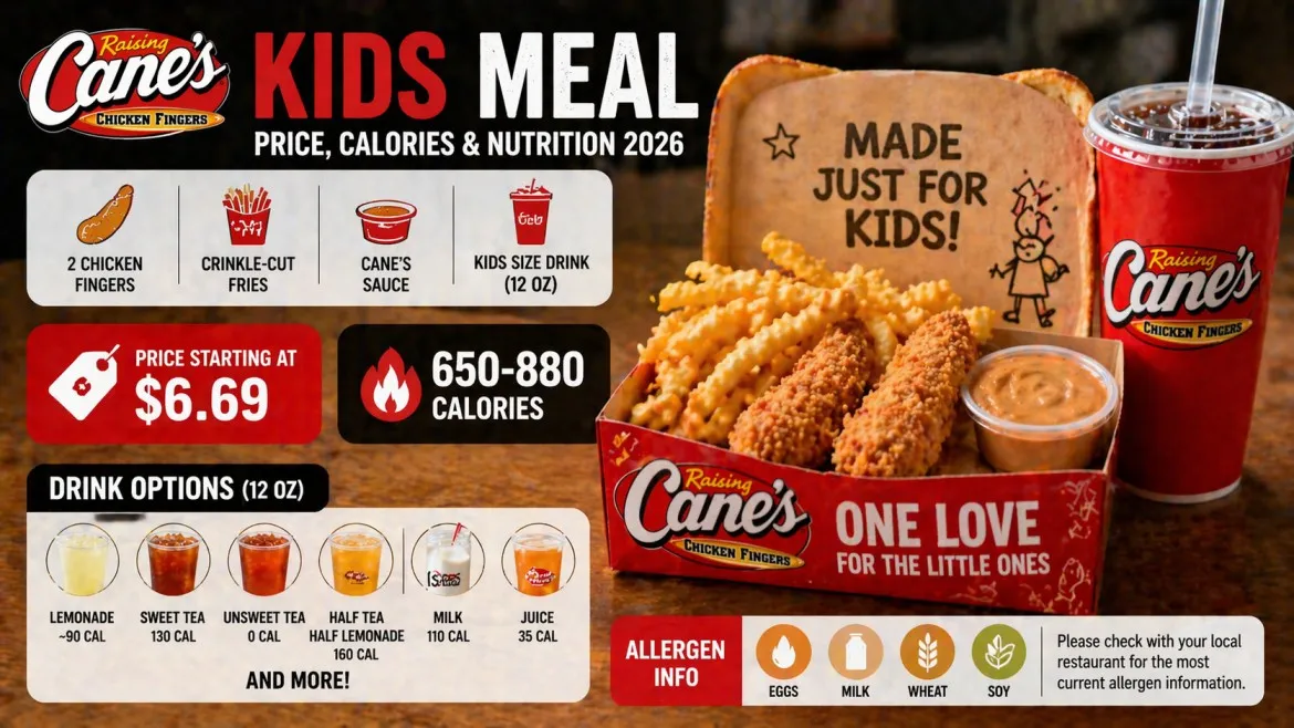 Raising Cane’s Kids Meal