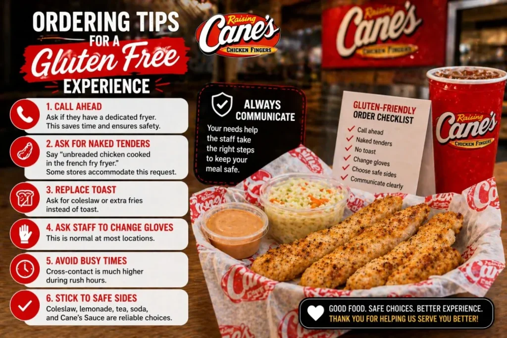 Ordering Tips for a Gluten Free Experience