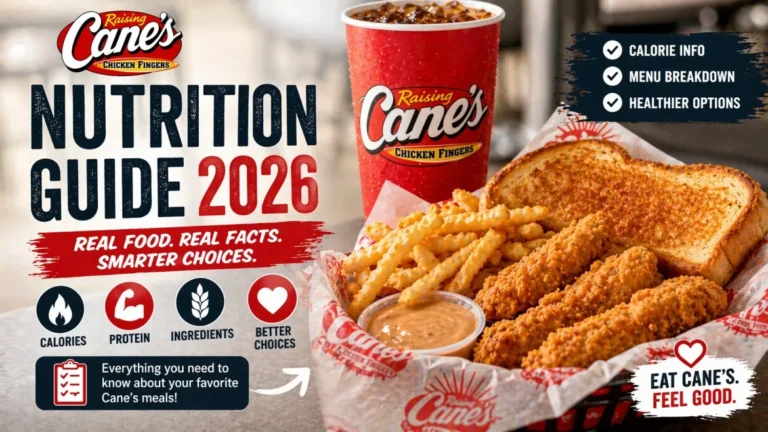 Raising Cane’s Nutrition