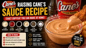 Raising Cane’s Sauce Recipe