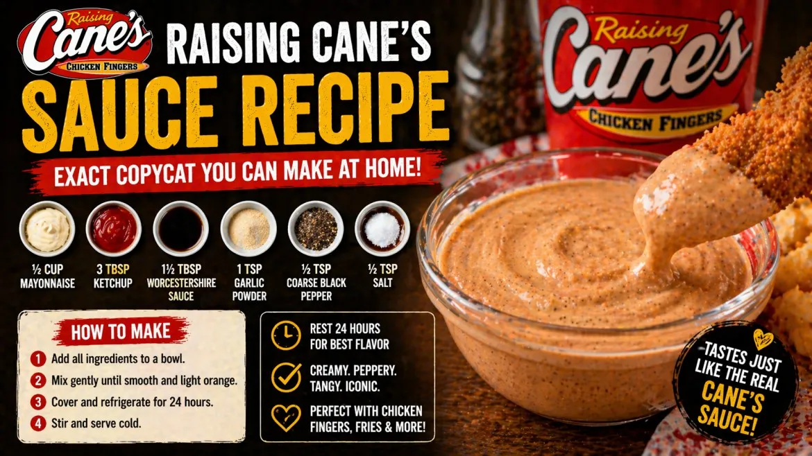 Raising Cane’s Sauce Recipe
