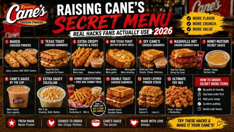 Raising Cane's Secret Menu
