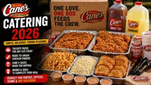 Raising Cane's catering prices