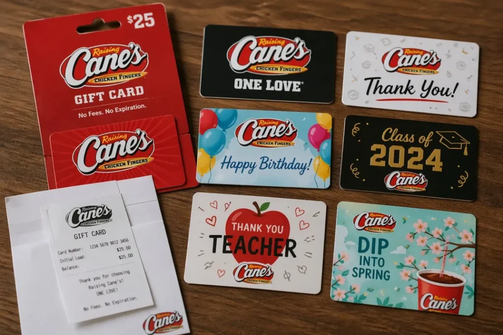 Raising Cane's Gift Cards